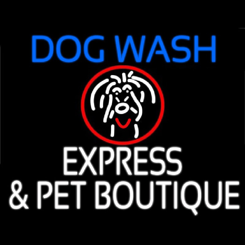 Dog Wash Neonskylt