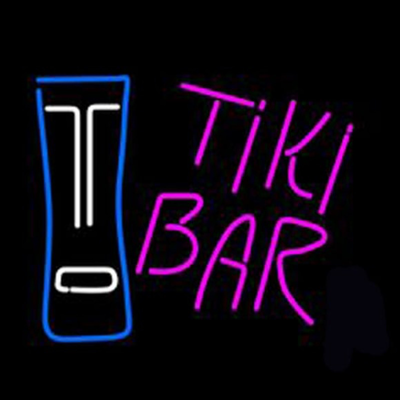 Dolphin Tiki Bar Neonskylt