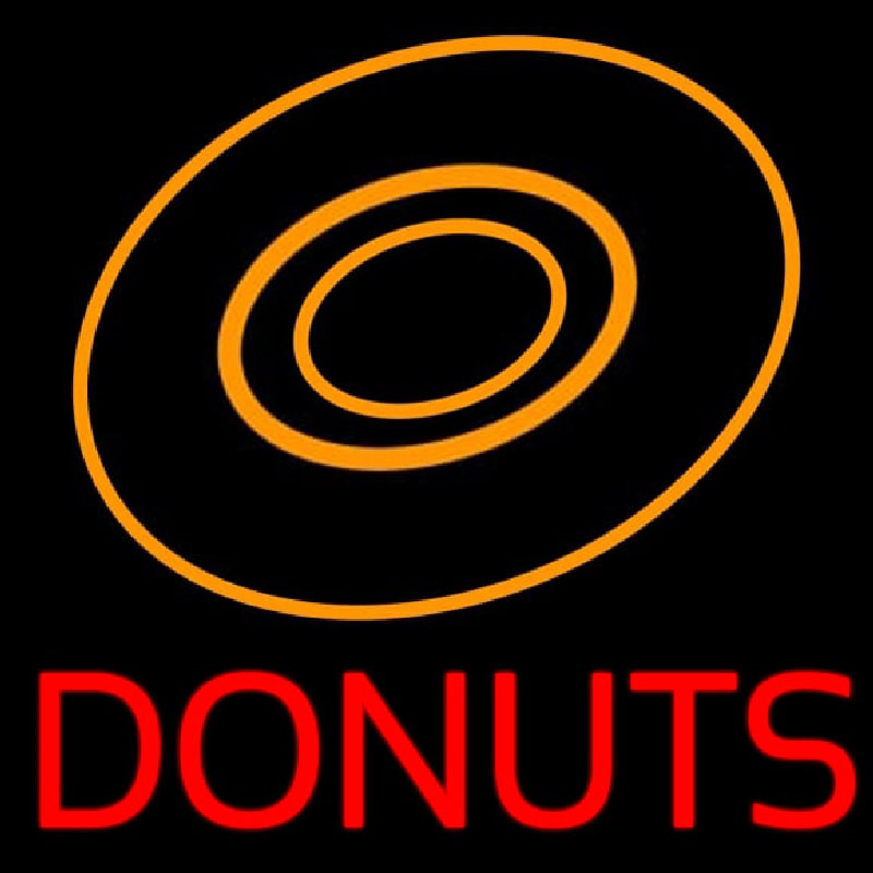 Donuts Neonskylt