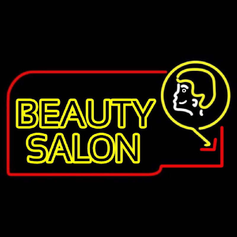 Double Stroke Beauty Salon Neonskylt