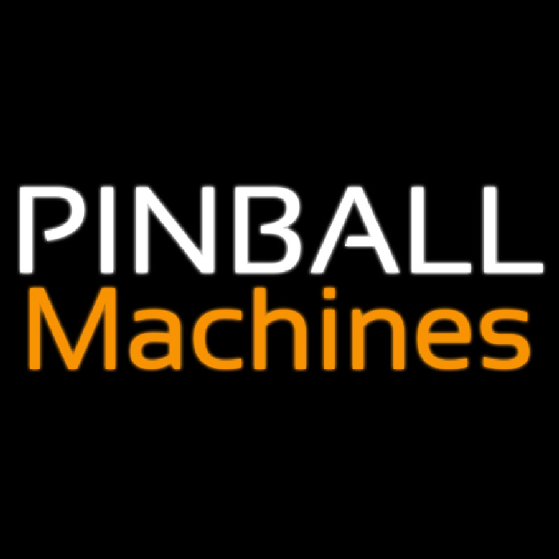 Double Stroke Pinball Machines 3 Neonskylt