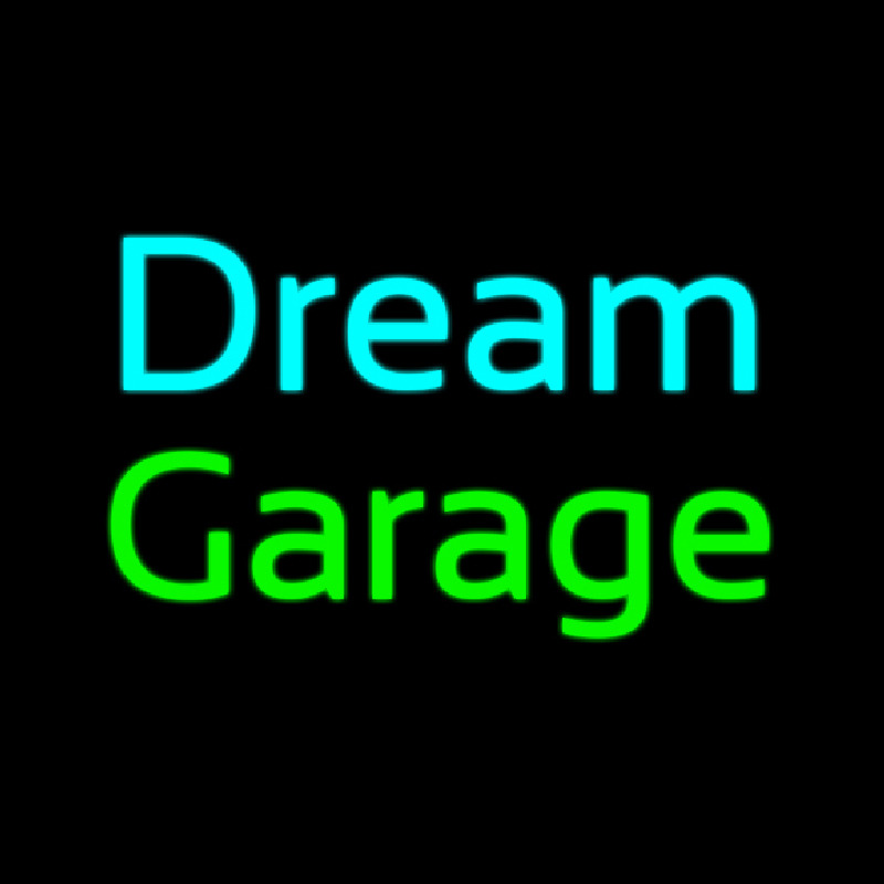 Dream Garage Neonskylt