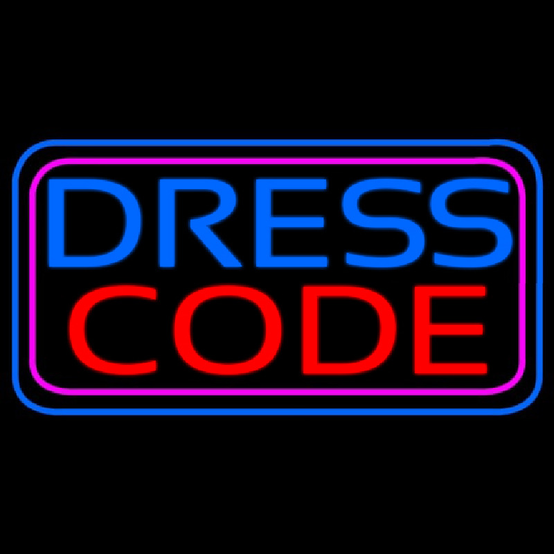 Dress Code Neonskylt