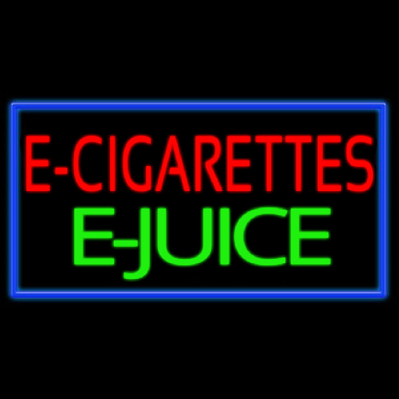 E Cigarettes E Juice Neonskylt