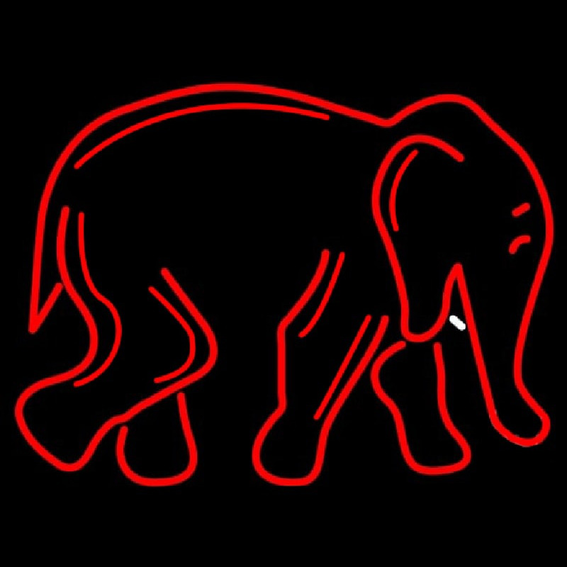 Elephant Neonskylt