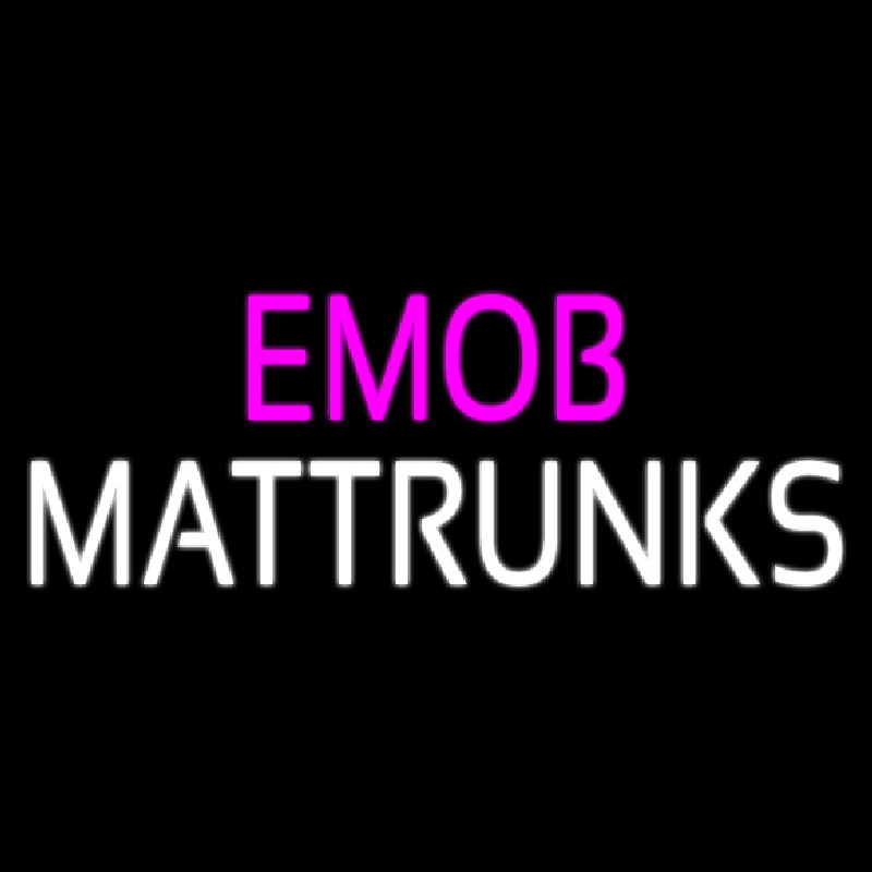 Emob Mattrunks Neonskylt