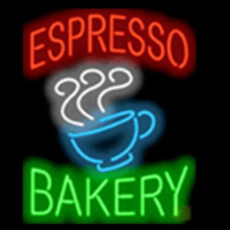 Espresso Bakery Neonskylt