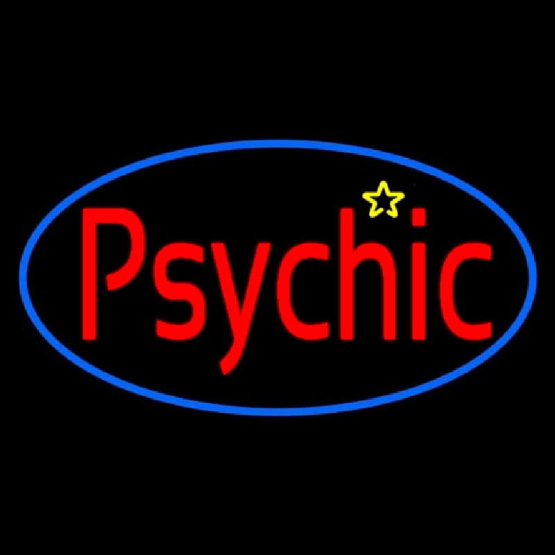 European Psychic Reader Neonskylt