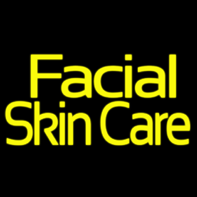 Facial Skin Care Neonskylt