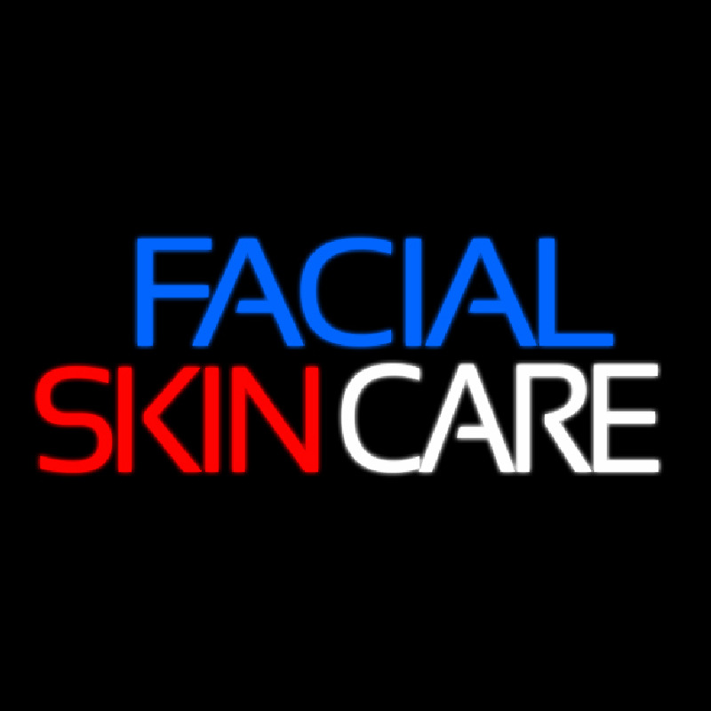 Facial Skin Care Neonskylt