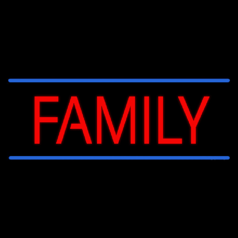 Family Neonskylt
