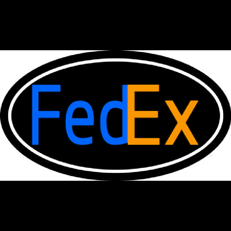 Fede  Logo With Oval Neonskylt