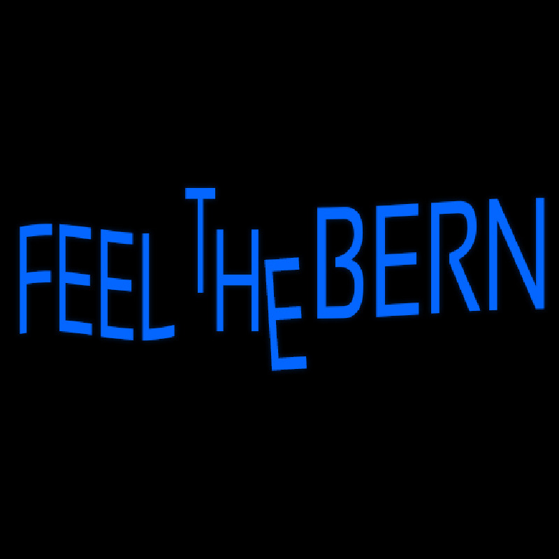 Feel The Bern Neonskylt