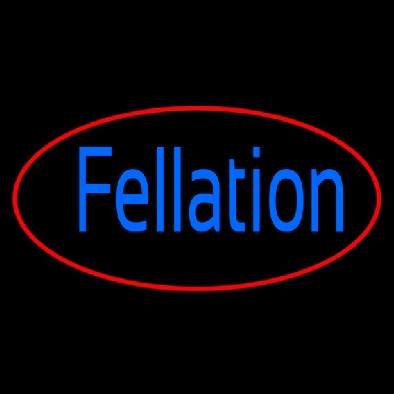 Fellation Neonskylt