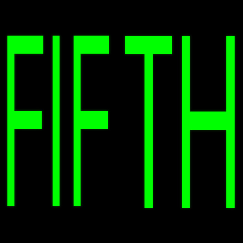 Fifth Neonskylt