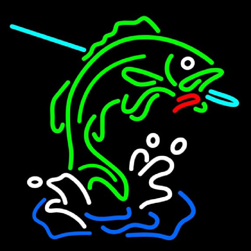 Fish Logo Neonskylt