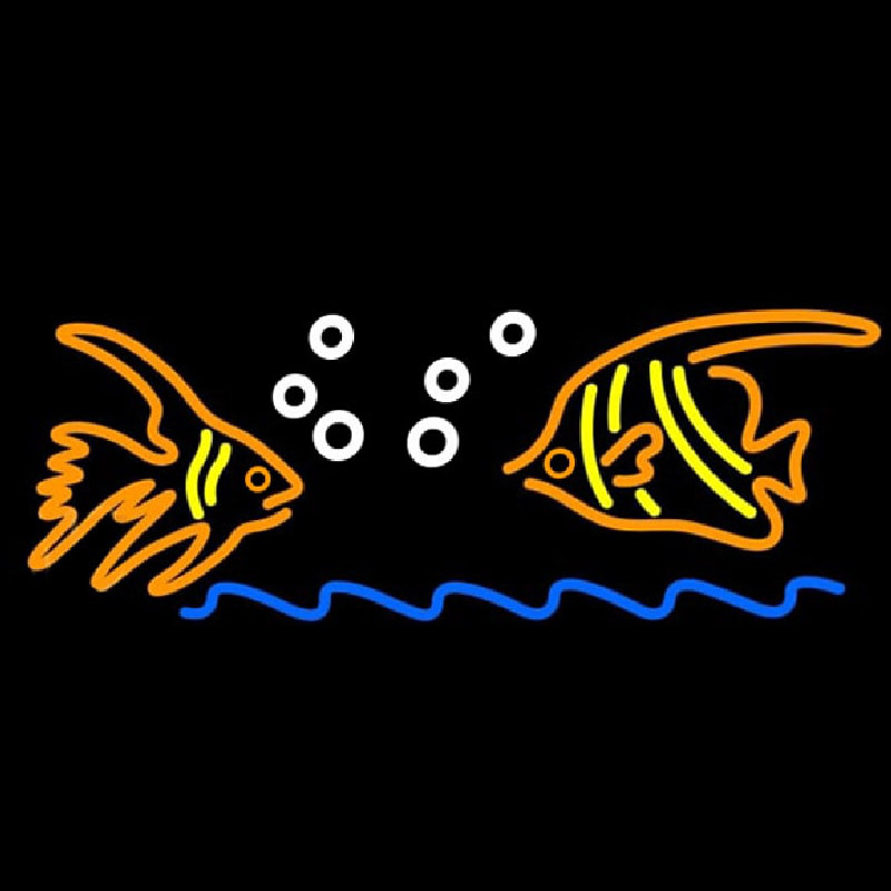 Fish Logo Neonskylt