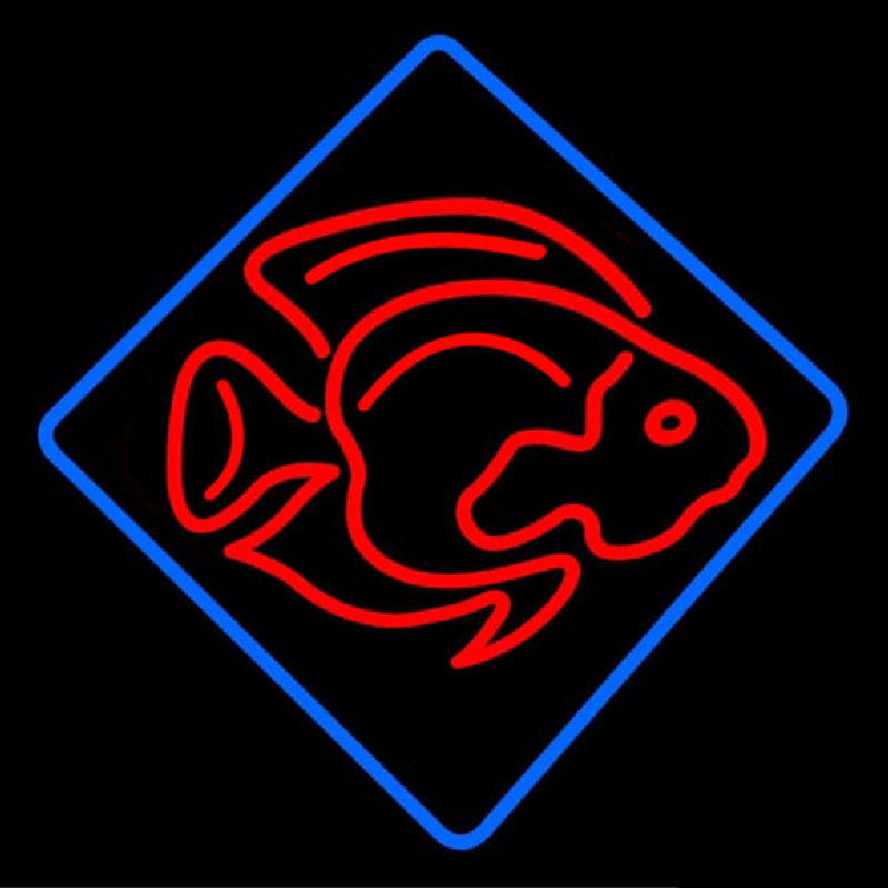 Fish Shaped Neonskylt