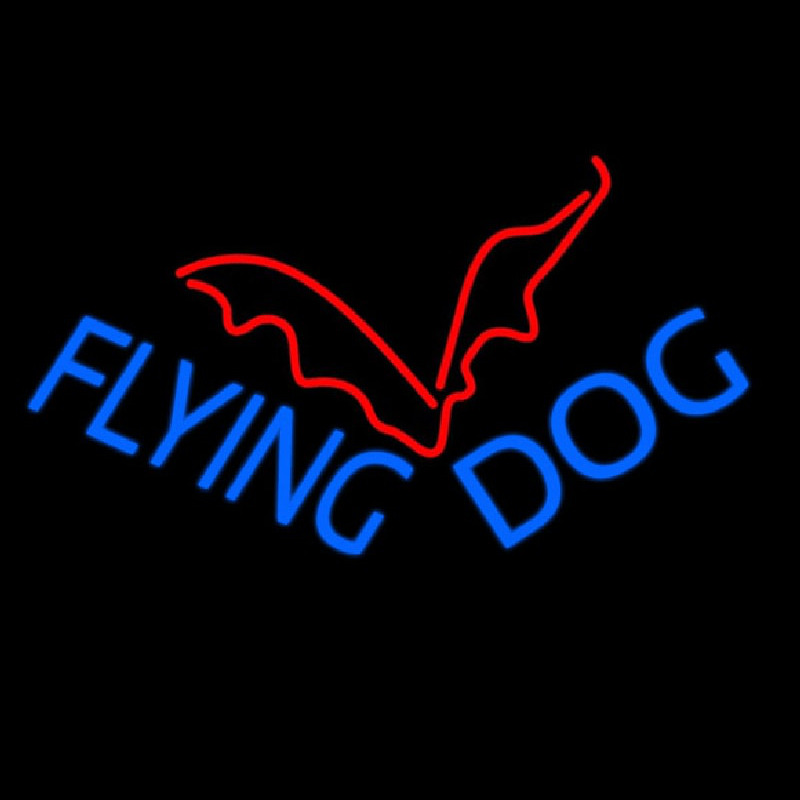 Flying Dog Neonskylt