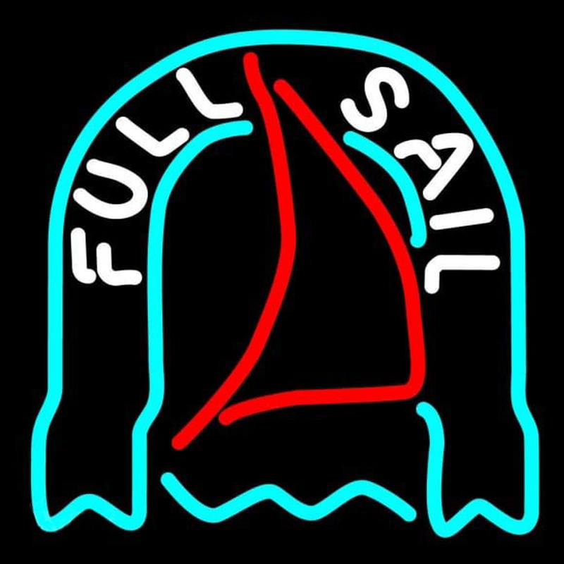 Fosters Full Sail Beer Sign Neonskylt