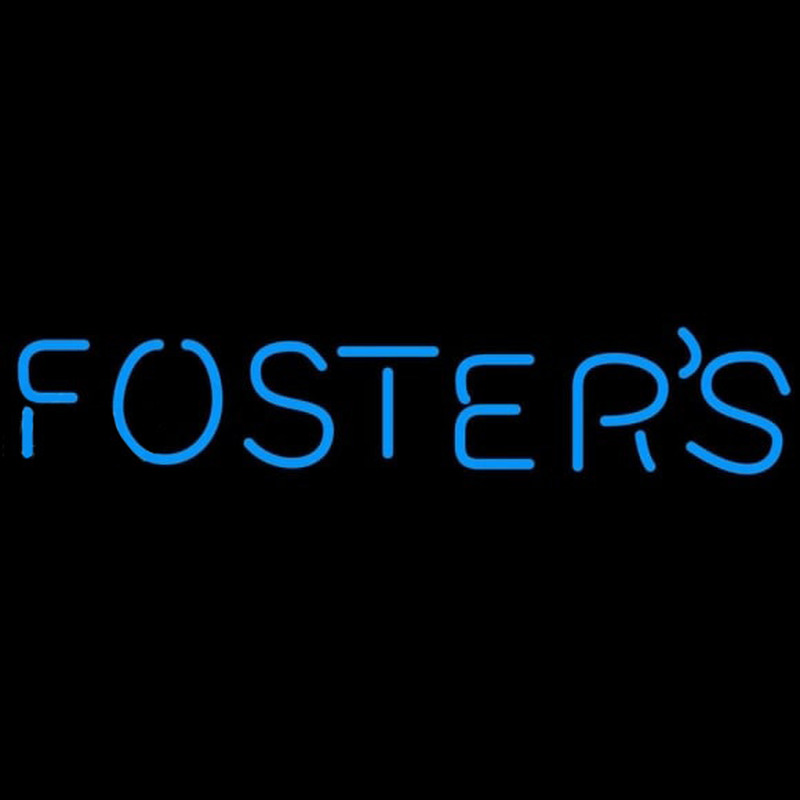 Fosters Word Beer Sign Neonskylt