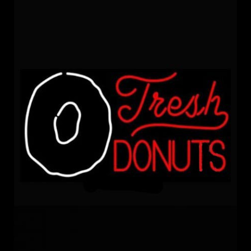 Fresh Donuts Neonskylt