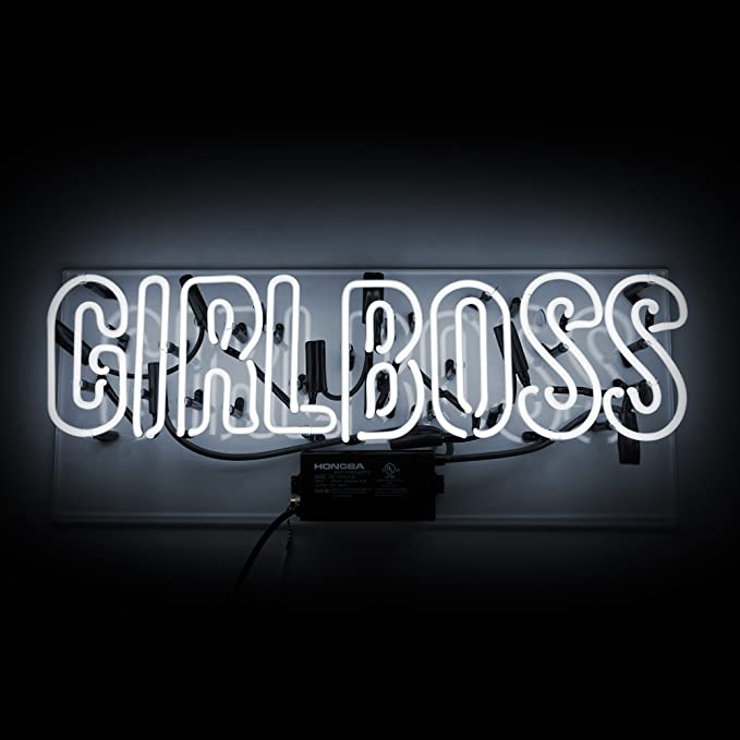 GIRL BOSS Neonskylt