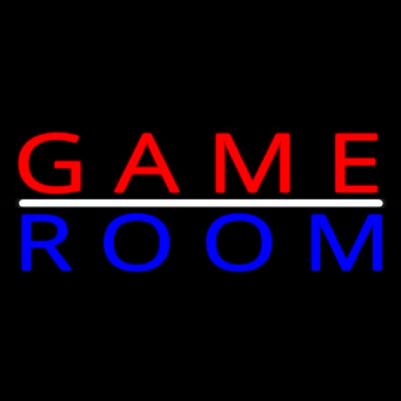 Game Room Bar Real Neon Glass Tube Neonskylt