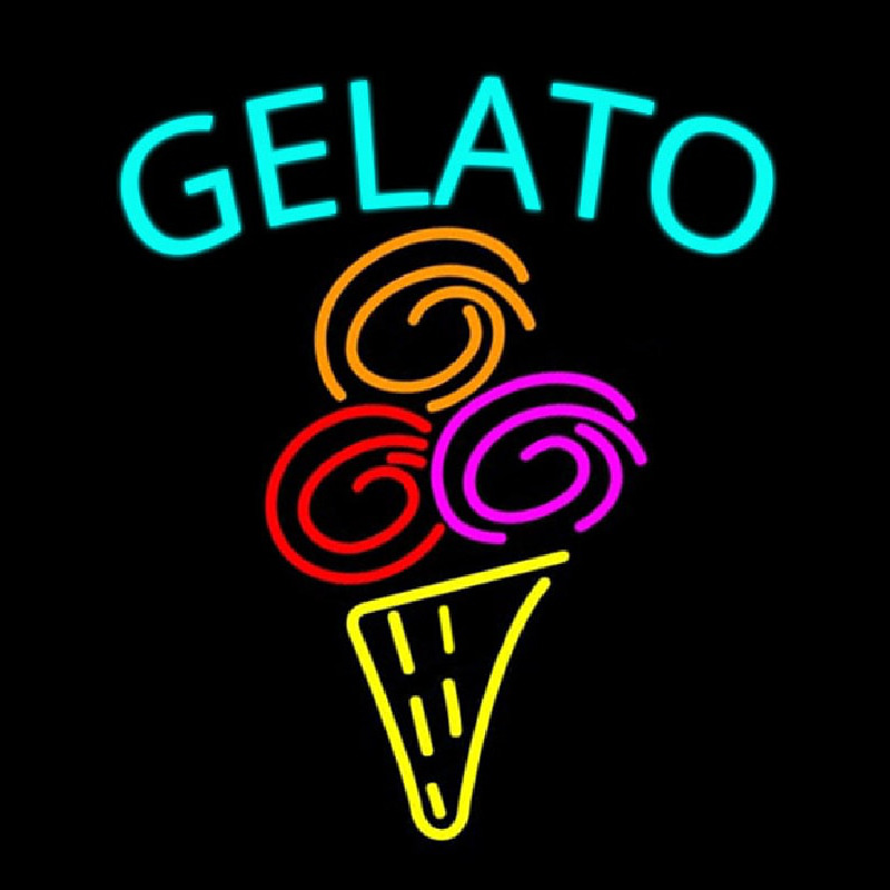 Gelato Neonskylt