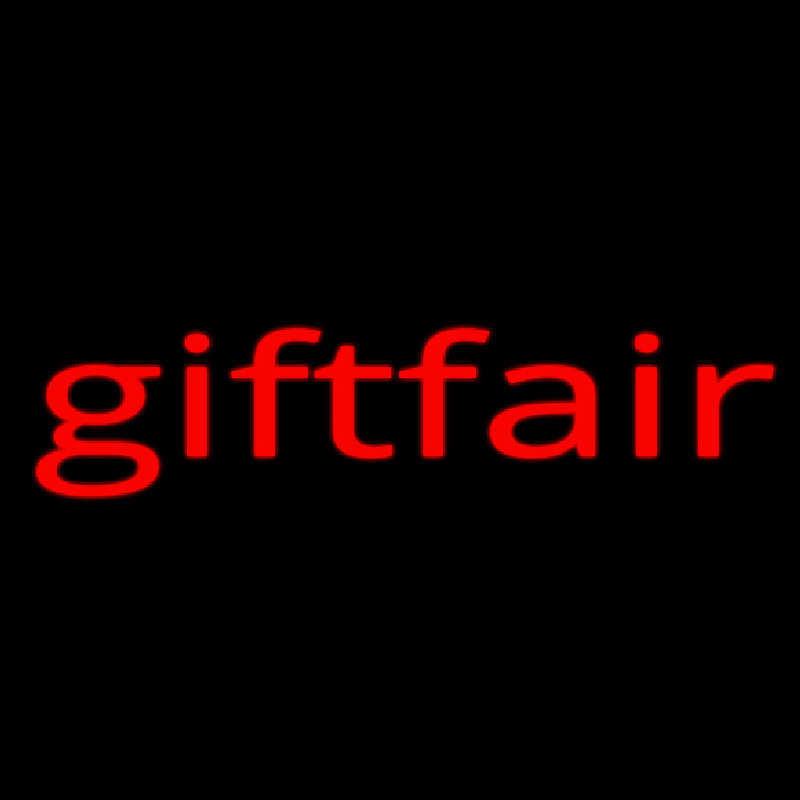 Gift Fair Neonskylt