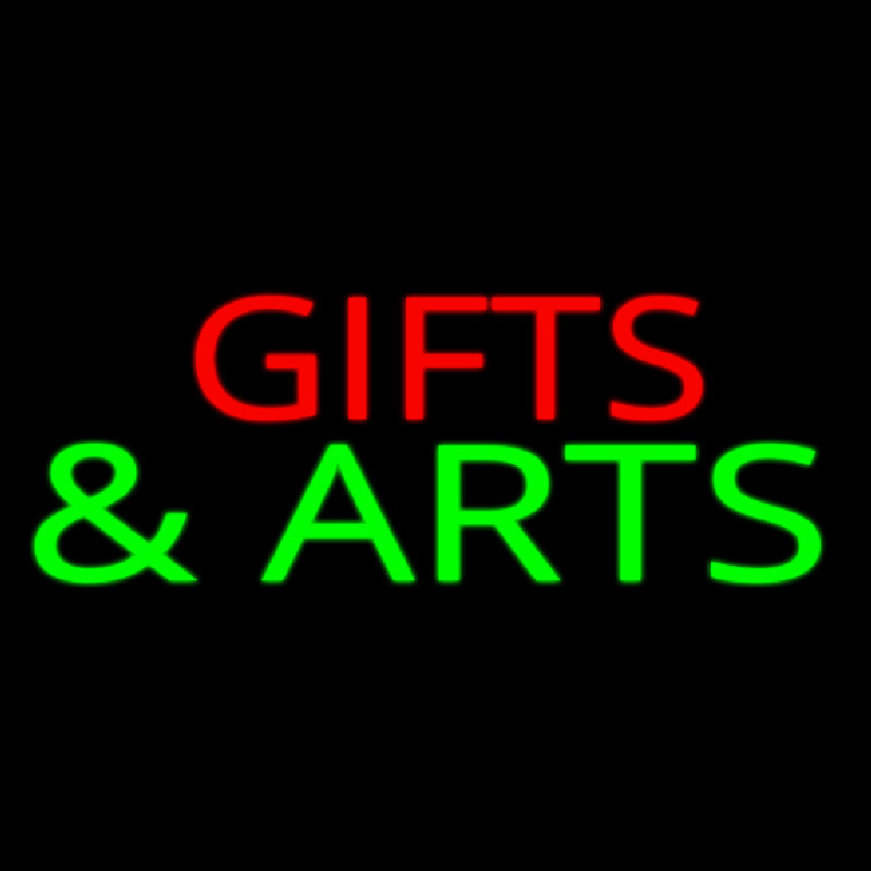 Gifts And Arts Block Neonskylt