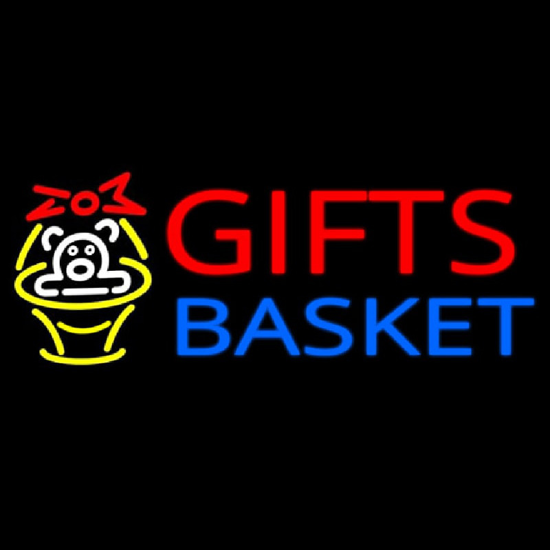 Giftsbasket Neonskylt