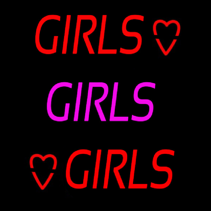 Girls Neonskylt