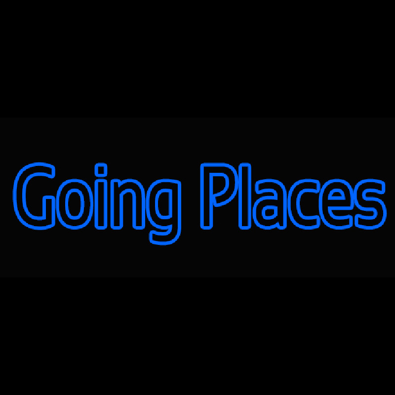 Going Places Neonskylt