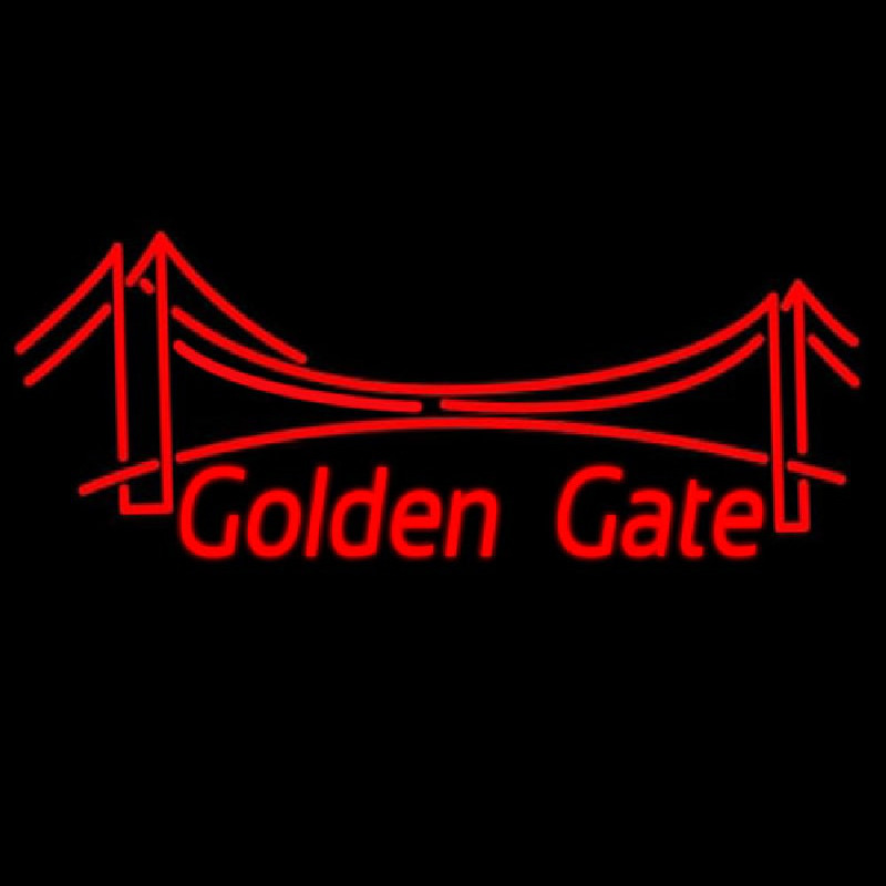 Golden Gate Neonskylt