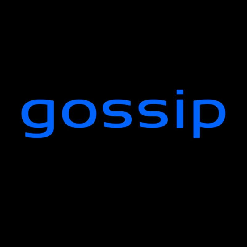 Gossip Neonskylt