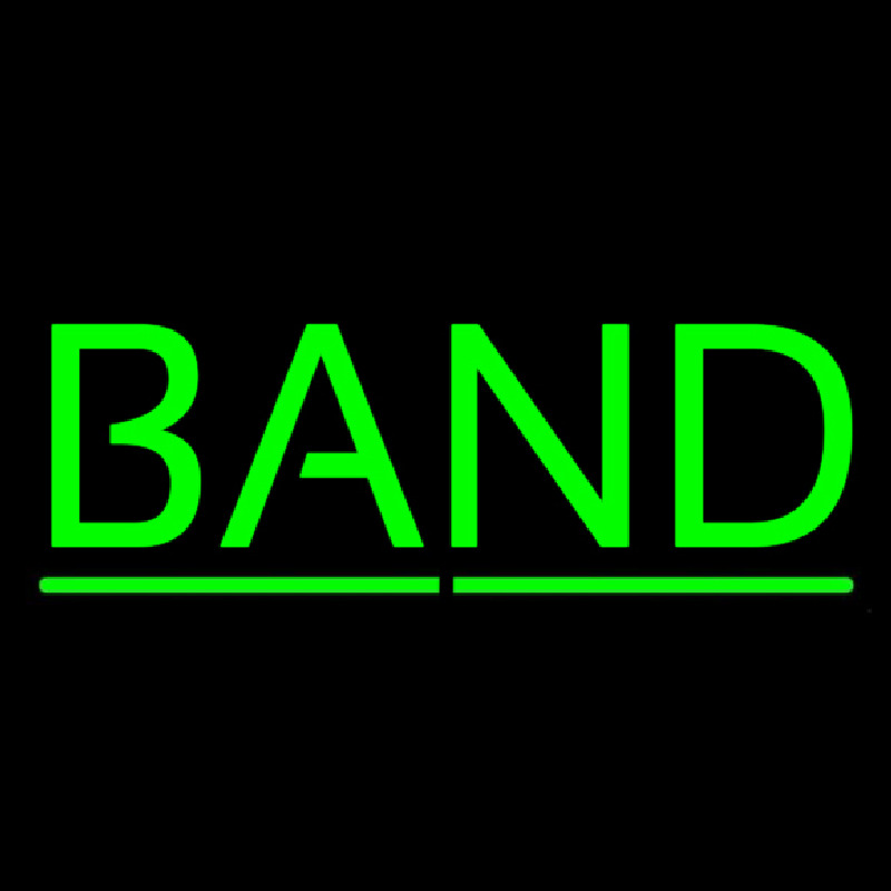 Green Band Neonskylt