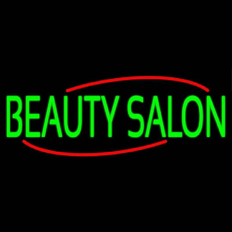 Green Beauty Salon Neonskylt