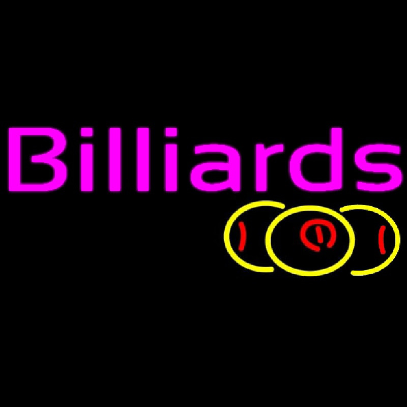 Green Billiards 1 Neonskylt