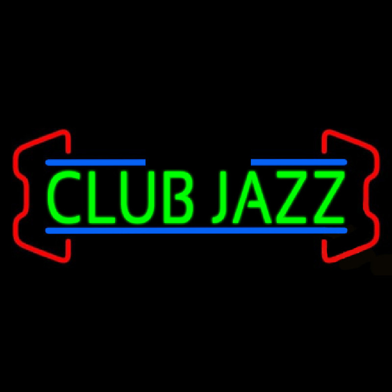 Green Club Jazz Block 2 Neonskylt