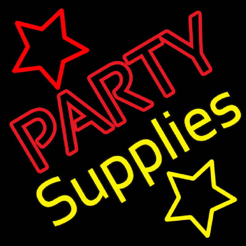 Green Party Supplies 1 Neonskylt