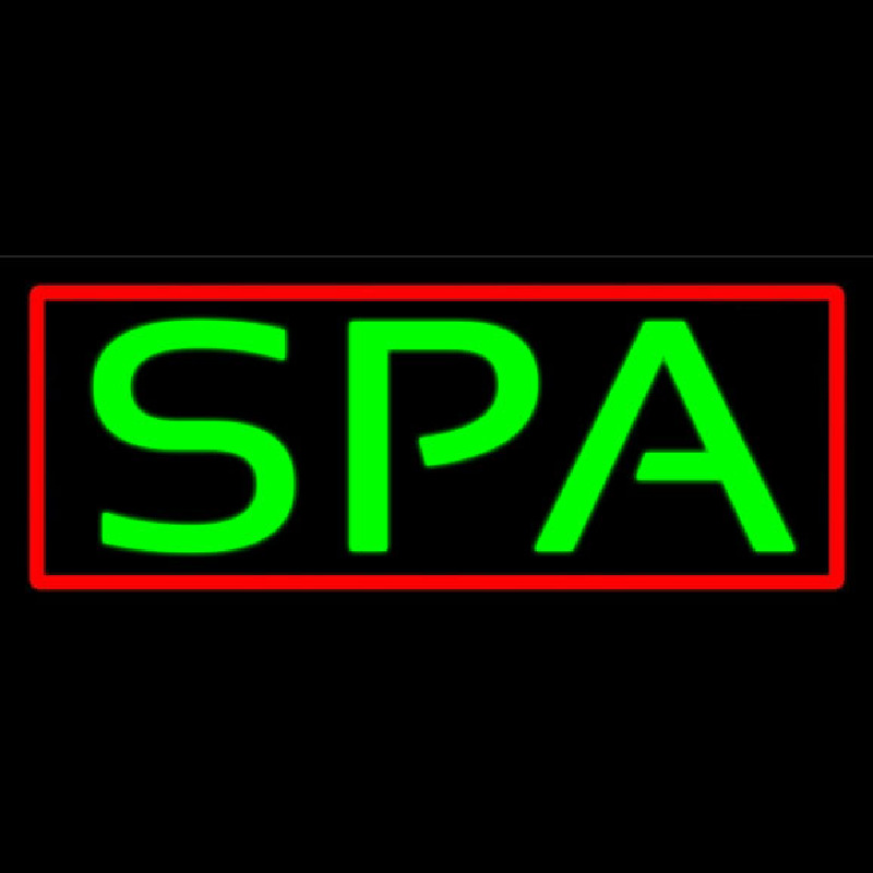 Green Spa Neonskylt