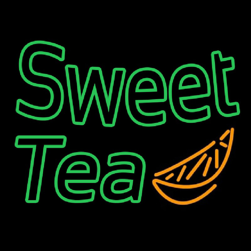 Green Sweet Tea Neonskylt