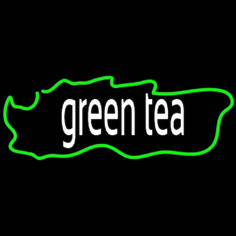 Green Tea Horizontal Neonskylt