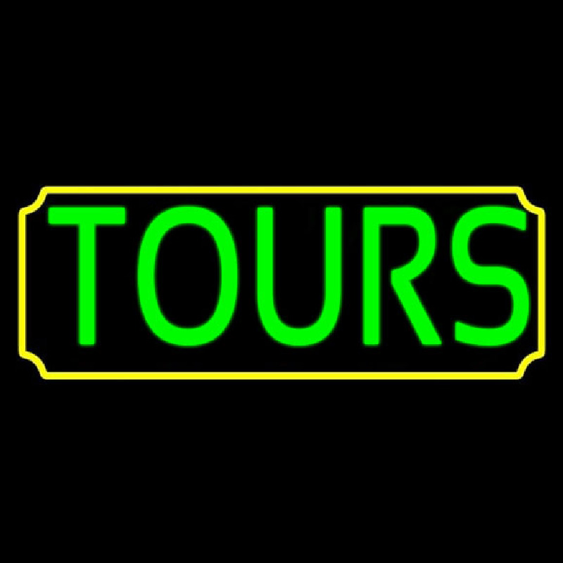 Green Tours Neonskylt