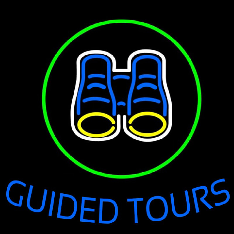 Guided Tours Neonskylt