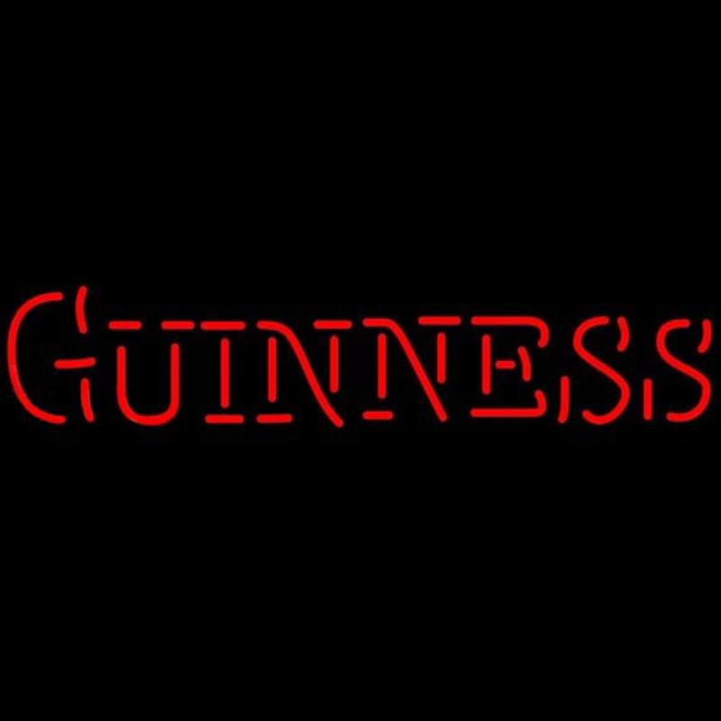 Guinness Classic Logo Beer Sign Neonskylt