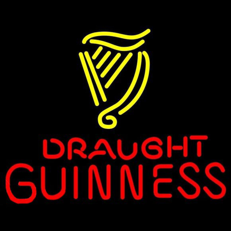 Guinness Draught Beer Sign Neonskylt