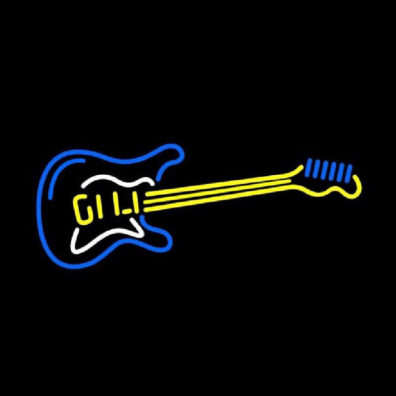 Guitar Logo 1 Neonskylt