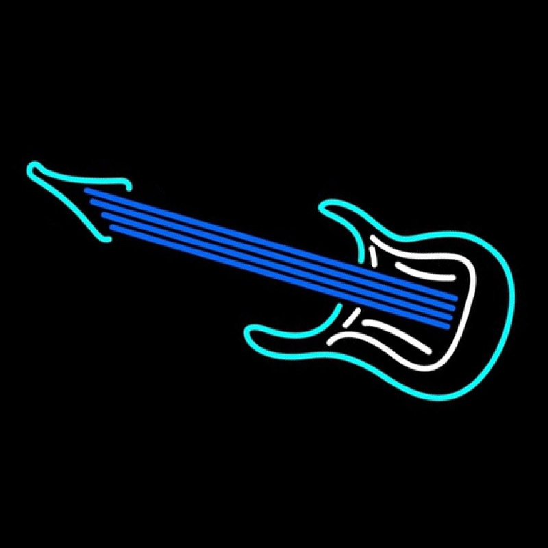 Guitar Logo Neonskylt